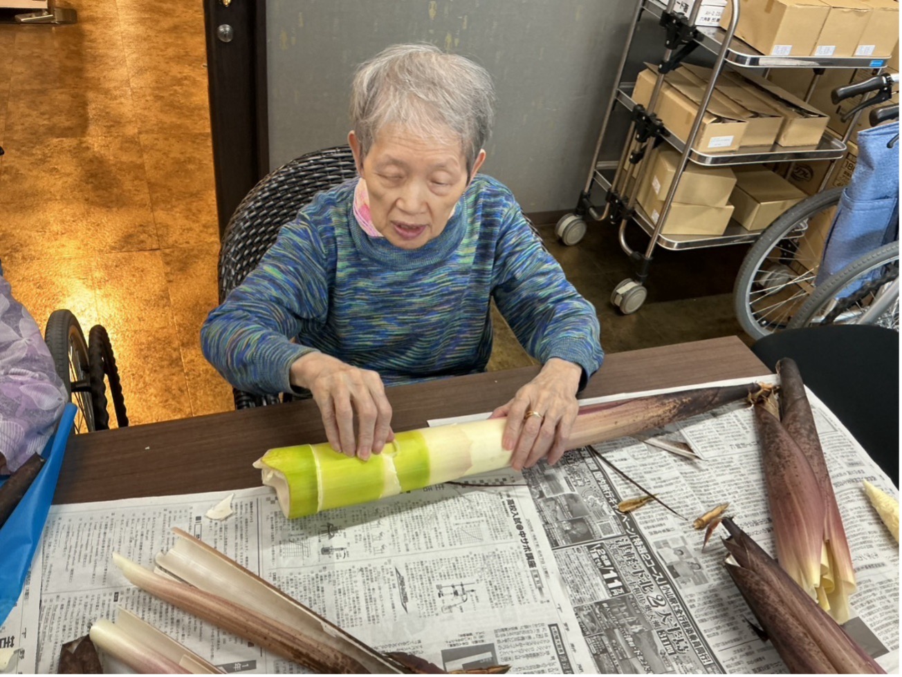栃木県宇都宮市-広域型特別養護老人ホーム-カルペ而今-かるぺにこん-旬の贈り物が届きました-02
