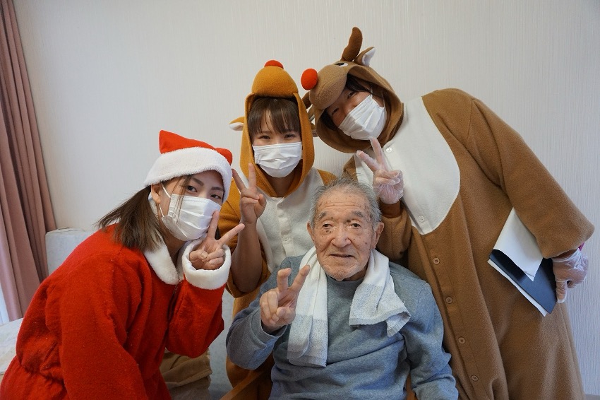 栃木県さくら市-特別養護老人ホーム-にこんきつれ荘-ちょびっと早いクリスマス-04