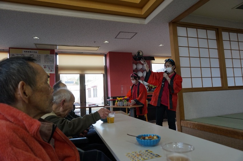 栃木県さくら市-特別養護老人ホーム-にこんきつれ荘-望年会-01