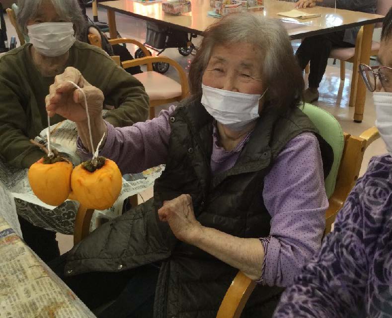 栃木県芳賀郡芳賀町-広域型特別養護老人ホーム-デイ干し柿_03