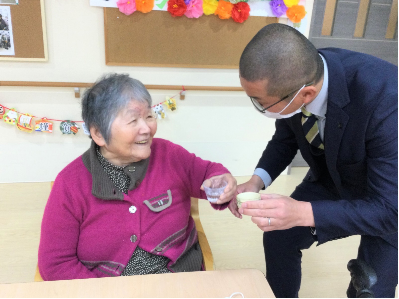 栃木県さくら市-地域密着型特別養護老人ホーム-新年祝賀会-03