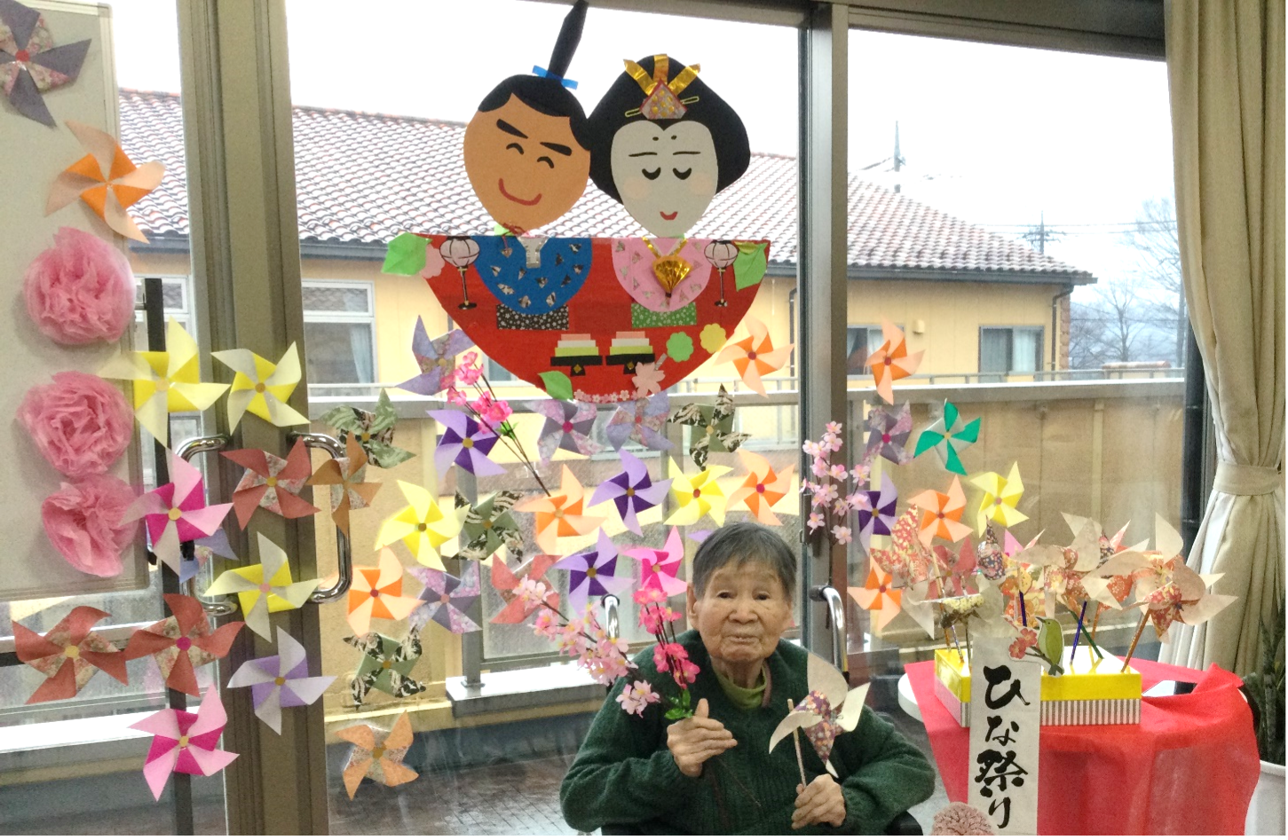 栃木県さくら市-地域密着型特別養護老人ホーム-雛祭り-03