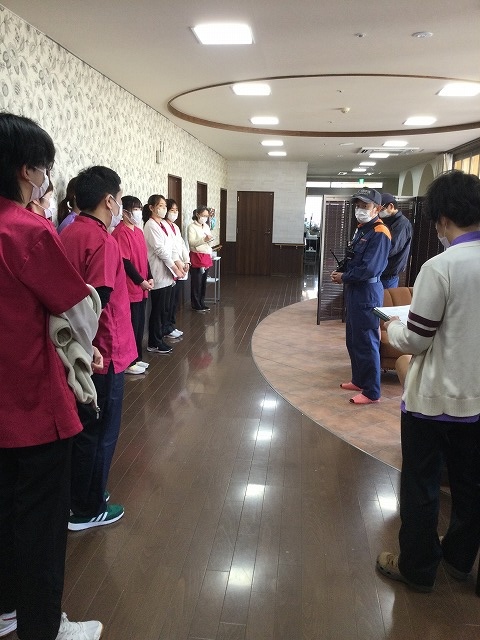 栃木県さくら市-地域密着型特別養護老人ホーム-夜間想定避難訓練-4