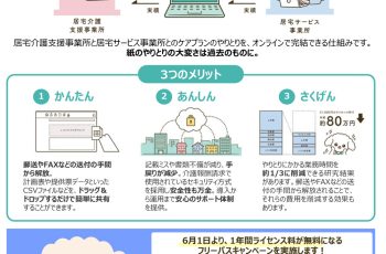 【お知らせ】ケアプラン連携システムを導入します！