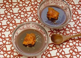 干し柿をアレンジ